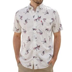 Levi’s Men's Medium Flamingo Shirt Cotton Poplin